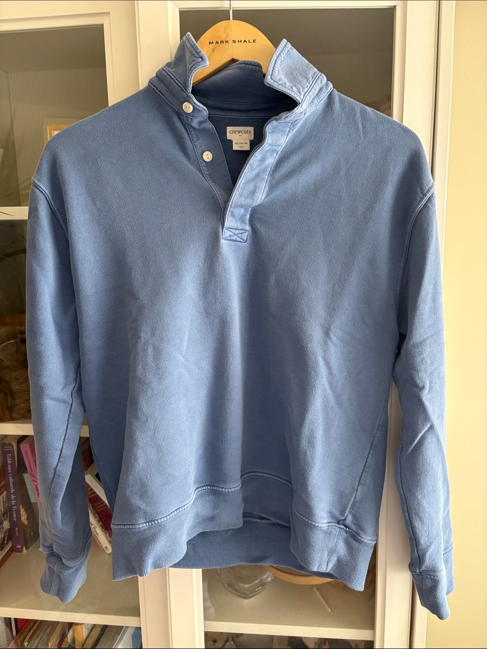 Crewcuts Boys Powder Blue Popover Pullover